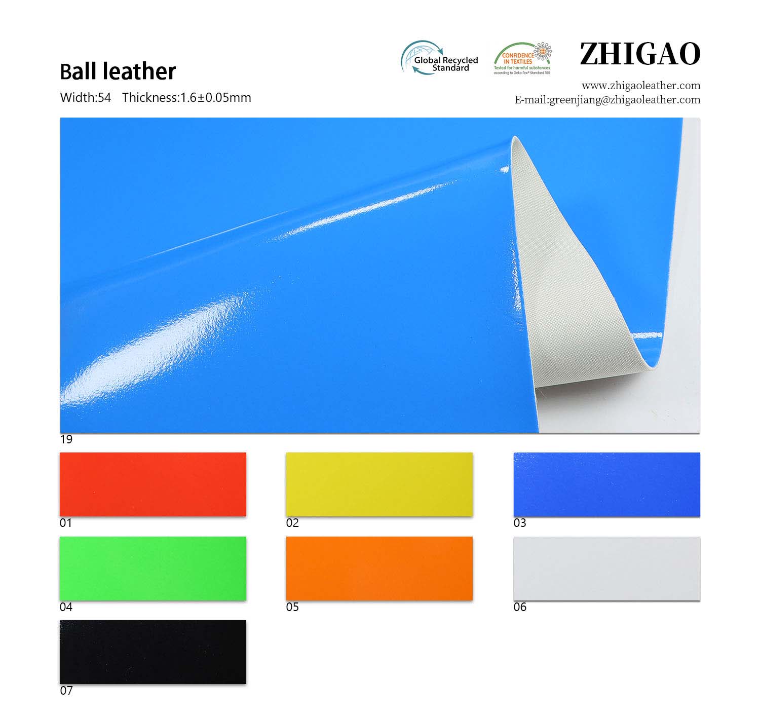 Bolas esportivas PU couro artificial couro PVC reflexivo