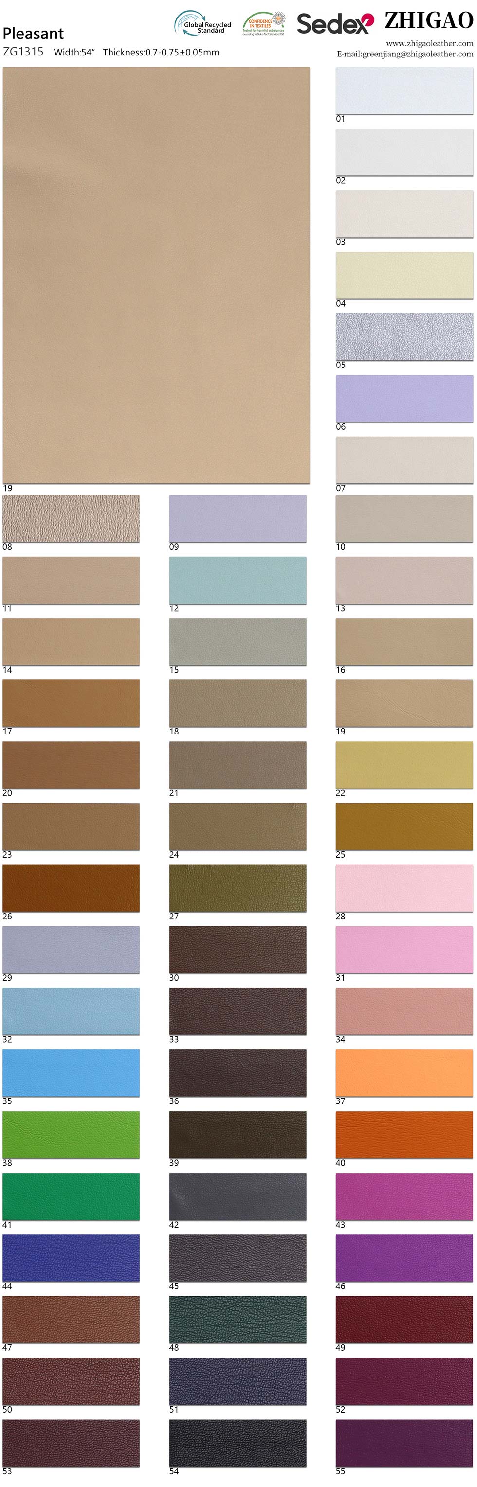 Super Soft Woolen Backing Elastic PU Faux Leather for Clothes