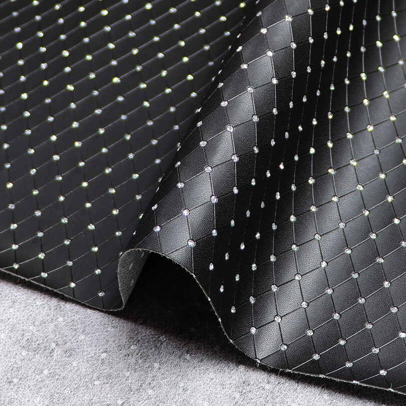 Tela de empacotamento de guarda-joias de couro PU de imitação de diamantes Tela de empacotamento de guarda-joias de couro PU de imitação de diamantes