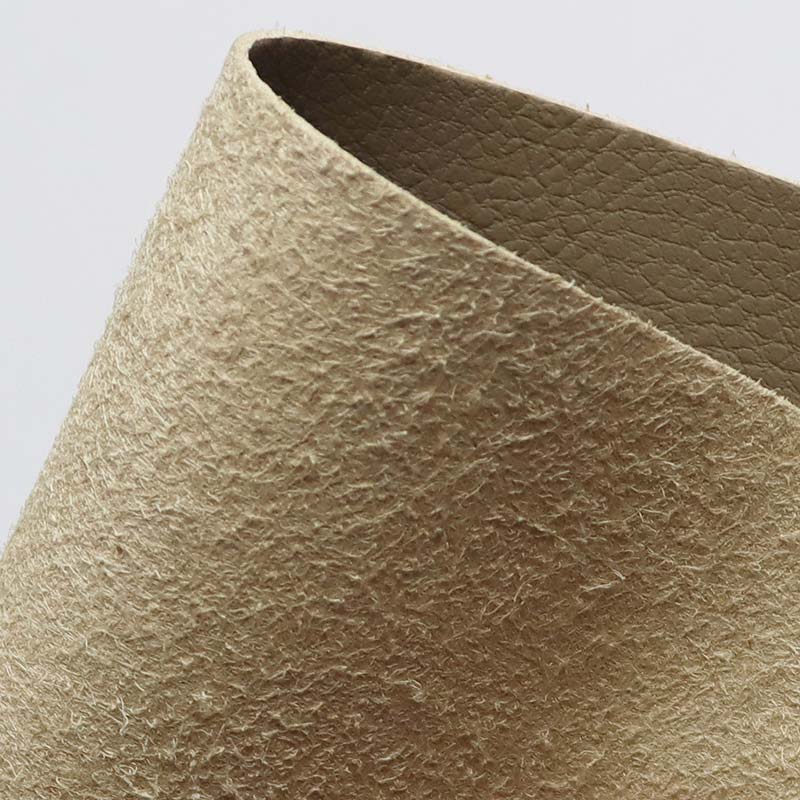 Tecido de couro de microfibra para automóvel lichia