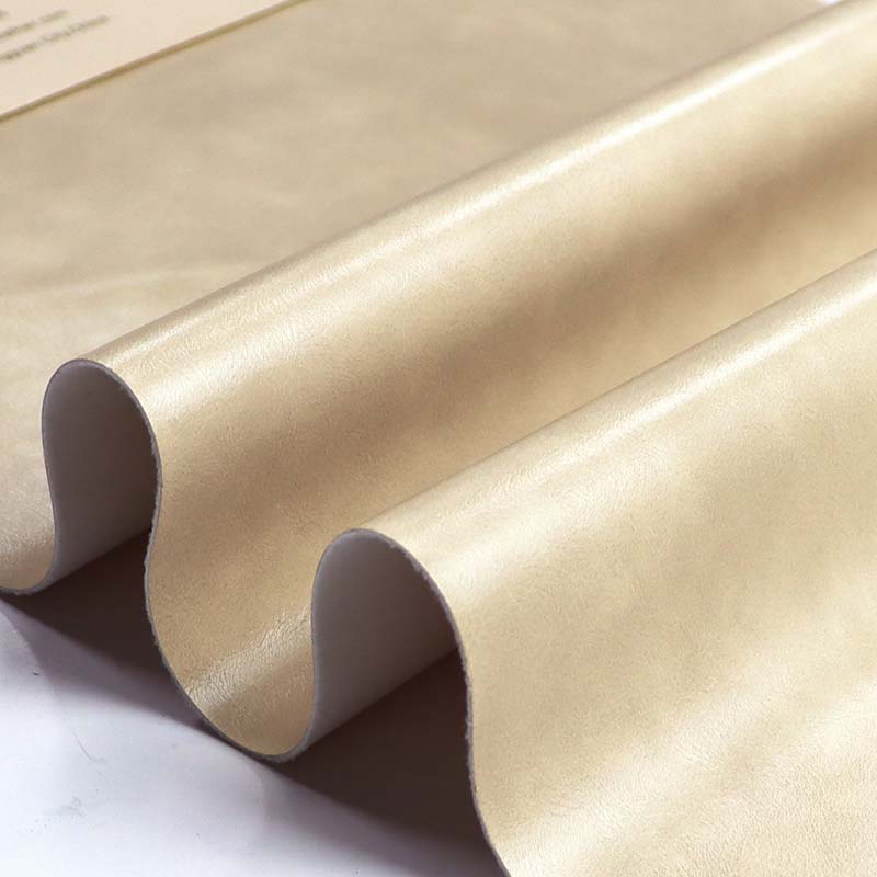 Tecido para cadeira de sofá de couro de imitação de PVC oleado em dois tons