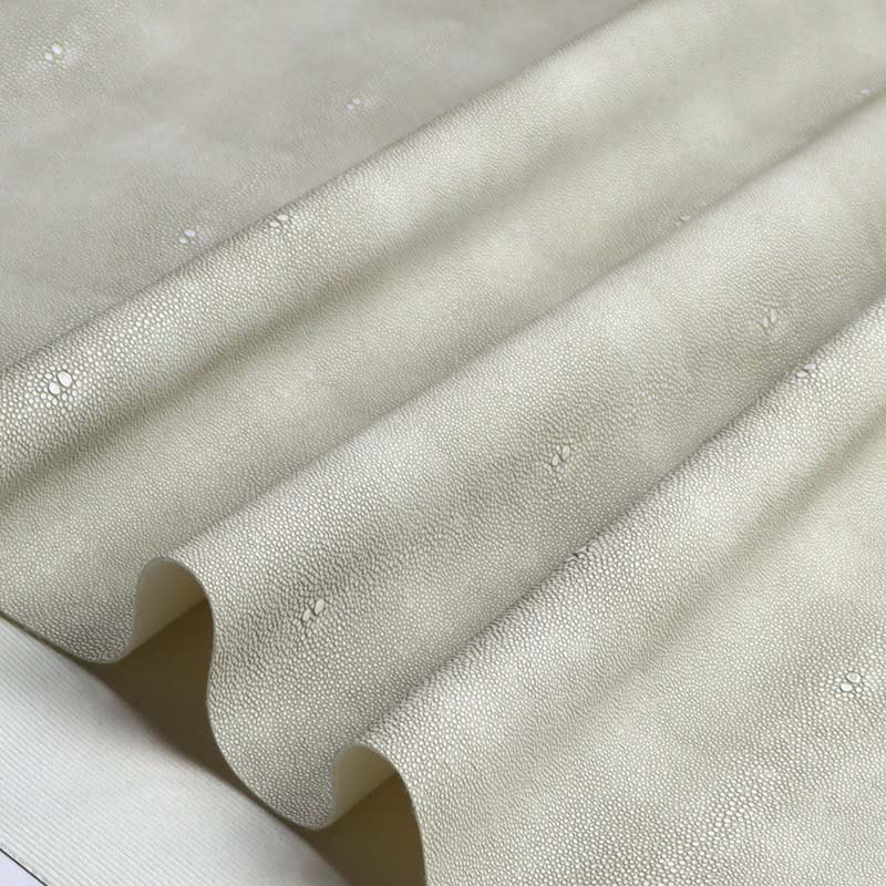 Material impermeável da mobília do sofá de couro artificial do PVC da pele dos peixes do diabo