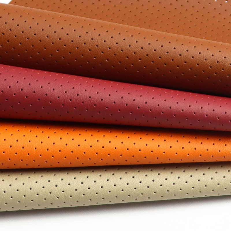 Tela perfurada do interior dos assentos de carros de couro de microfibra perfurada