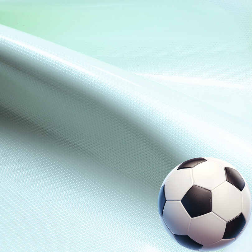 Material de couro PU brilhante com espelho de cristal para bolas de futebol