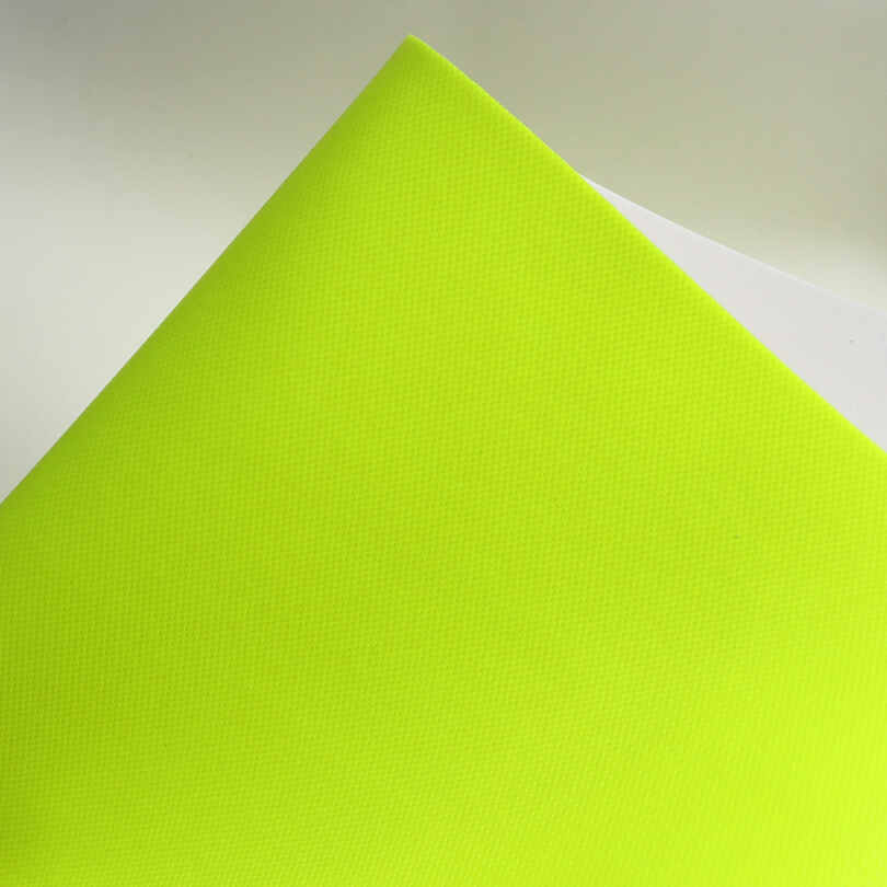 Tecido de couro PU para bolas de futebol de fluoresceína