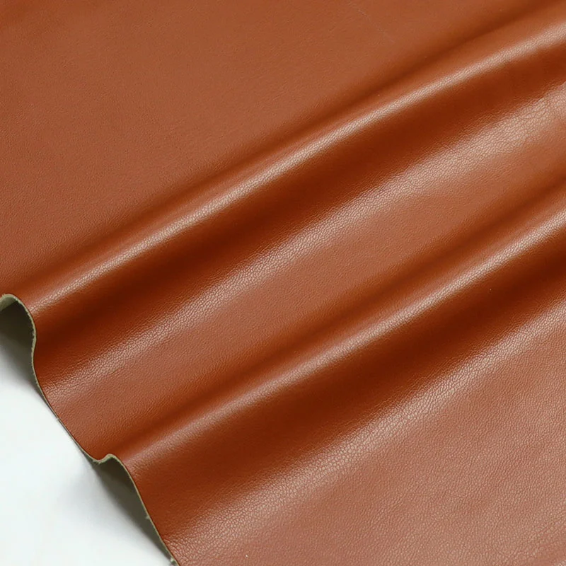 Tecido de jaqueta de couro sintético de camurça macia