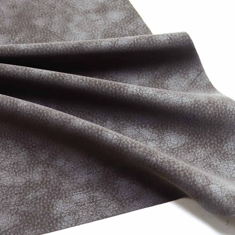 Material de vestuário macio de couro sintético de veludo PU